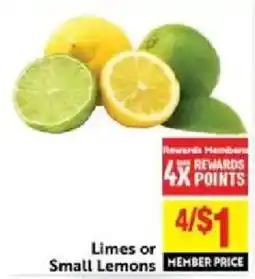 Save Mart Limes or Small Lemons offer
