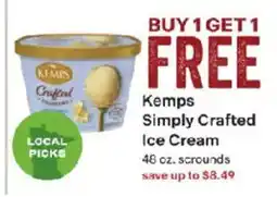 Coborn's Kemps Simply Crafted Ice Cream offer