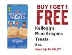 Coborn's Kellogg's Rice Krispies Treats offer
