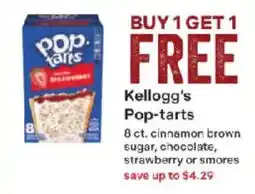 Coborn's Kellogg's Pop-tarts offer