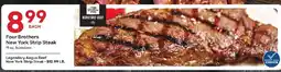 Coborn's Four Brothers New York Strip Steak offer