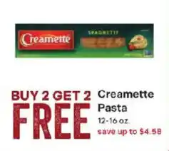 Coborn's Creamette Pasta offer