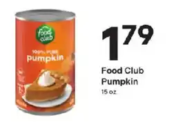 Coborn's Food Club Pumpkin offer