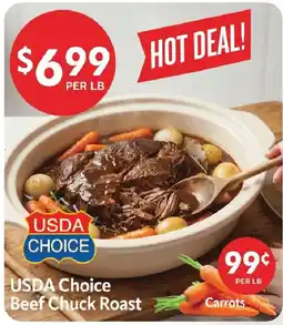 Homeland Market Usda Choice Beef Chuck Roast offer