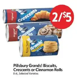 Homeland Market Pillsbury Grands! Biscuits, Crescents or Cinnamon Rolls offer
