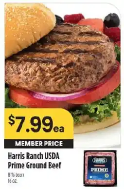Raley's Harris Ranch USDA Prime Ground Beef offer