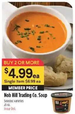 Raley's Nob Hill Trading Co. Soup offer