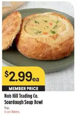 Raley's Nob Hill Trading Co. Sourdough Soup Bowl offer