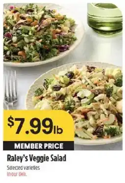 Raley's Raley's Veggie Salad offer