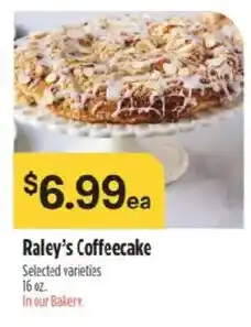 Raley's Raley's Coffeecake offer