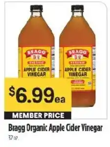 Raley's Bragg Organic Apple Cider Vinegar offer