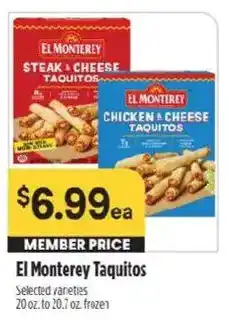 Raley's El Monterey Taquitos offer