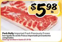 Fresco y Más Pork Belly offer