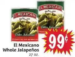 Foodmaxx El Mexicano Whole Jalapeños offer