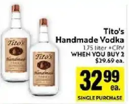 Save Mart Tito's Handmade Vodka offer