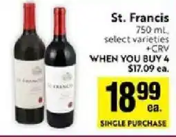 Save Mart St Francis select varieties offer