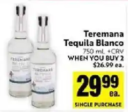 Save Mart Teremana Tequila Blanco offer