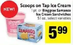Save Mart Scoops on Tap Ice Cream offer