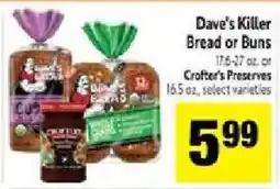 Save Mart Dave's Killer Bread or Buns offer