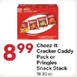 Coborn's Cheez-It Cracker Caddy Pack or Pringles Snack Stack offer