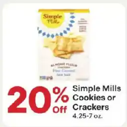 Coborn's Simple Mills Cookies or Crackers offer