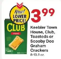 Coborn's Keebler Town House, Club, Toasted or Scooby Doo Graham Crackers offer