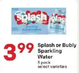 Coborn's Splash or Bubly Sparkling Water offer