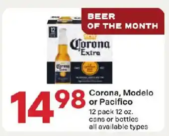 Coborn's Corona, Modelo or Pacifico offer