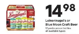 Coborn's Leinenkugel's or Blue Moon Craft Beer offer