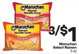 The Markets Maruchan Select Ramen offer