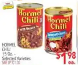 Ingles Markets Hormel chili offer
