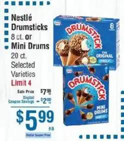 Smart & Final Nestle drumsticks offer