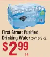 Smart & Final First Street Purified Drinking Water offer