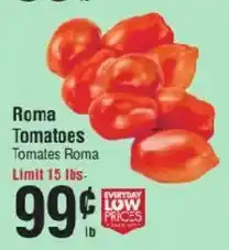 Smart & Final Roma Tomatoes offer