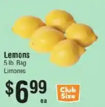 Smart & Final Lemons offer