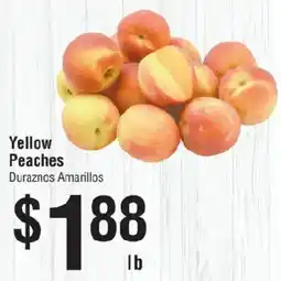 Smart & Final Yellow Peaches offer