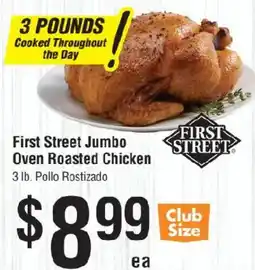 Smart & Final First Street Jumbo Oven Roasted Chicken offer