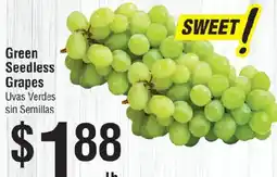 Smart & Final Green Seedless Grapes offer