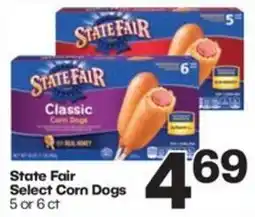 The Markets State Fair Select Corn Dogs offer