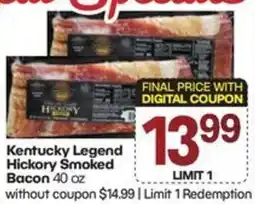 The Markets Kentucky Legend Hickory Smoked Bacon offer