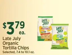 Yoke's Fresh Market Late July Organic Tortilla Chips offer
