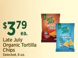 Yoke's Fresh Market Late July Organic Tortilla Chips offer