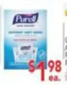 Ingles Markets Purell extreme hand wipes offer