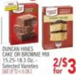 Ingles Markets Duncan Hines cake or brownie mix offer