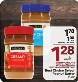 Harp's Market Best Choice Select Peanut Butter offer