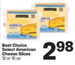 Harp's Market Best Choice Select American Cheese Slices offer