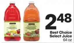 Harp's Market Best Choice Select Juice offer