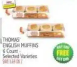Ingles Markets Thomas' english muffins offer