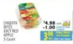 Ingles Markets Chiquita Bites Racy Red Apple offer