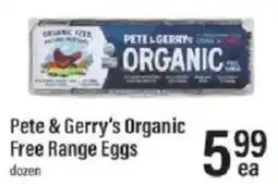 Lowes Foods Pete & Gerry's Organic Free Range Eggs offer